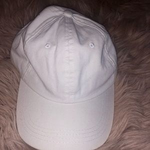 white garage hat